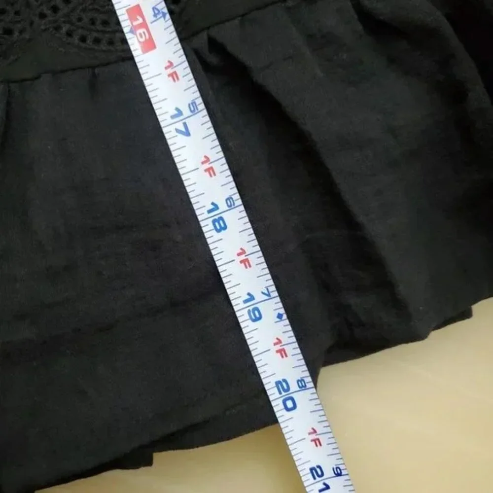Keepsake The Label Moving On Embroidered Eyelet Tiered Mini Skirt Size XS NWT